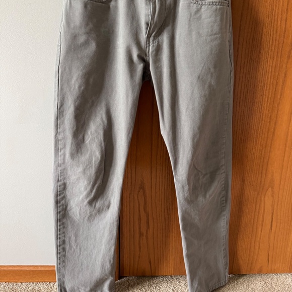 Levis 502 Taper Fit Gray Mens Jeans 29x30 - Picture 3 of 5